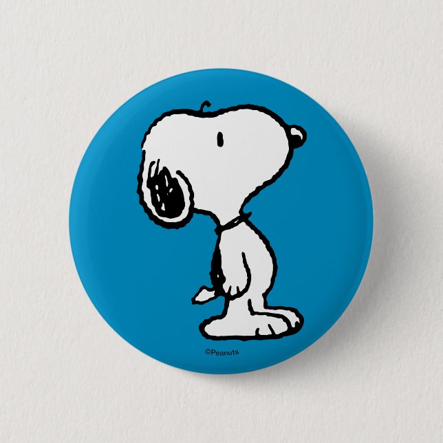 Macaron Rond 5 Cm Snoopy Classic Comics (Devant)