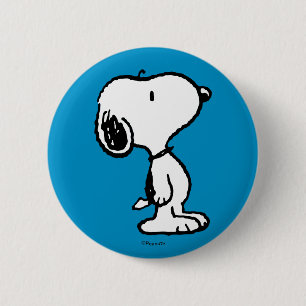 Macaron Rond 5 Cm Snoopy Classic Comics