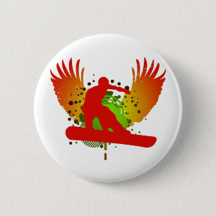 Macaron Rond 5 Cm snowboard. hi-fi. v1.