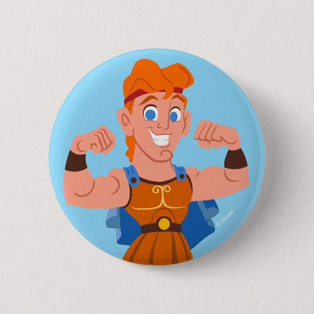 Macaron Rond 5 Cm So Cute Hercules Button (Devant)