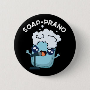 Macaron Rond 5 Cm Soap-prano Funny Soprano Soap Pun Dark BG