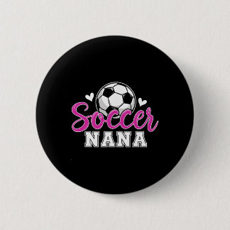 Macaron Rond 5 Cm Soccer Nana Grandma Women Mother's Day Nana Soccer