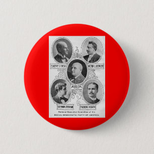 Macaron Rond 5 Cm Social-democratic-party-1900 américain