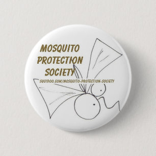 Macaron Rond 5 Cm Société de protection de moustique