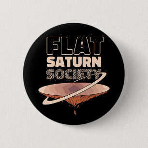Macaron Rond 5 Cm Société de Saturne plat - Conception scientifique