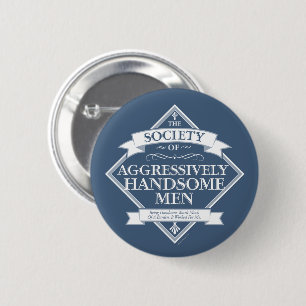 Macaron Rond 5 Cm Society of AggresSociety of Trophy Husbands Button