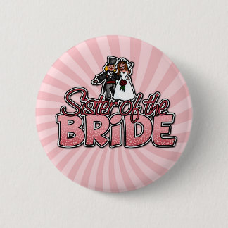 Macaron Rond 5 Cm soeur du bouton de jeune mariée