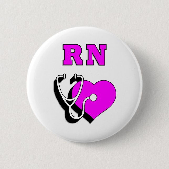 Macaron Rond 5 Cm Soin de RN (Devant)