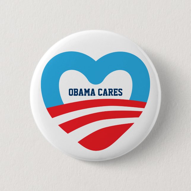 Macaron Rond 5 Cm Soins d'Obama (Devant)