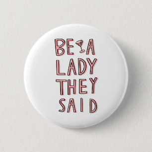 Macaron Rond 5 Cm Sois Une Dame Dit-On