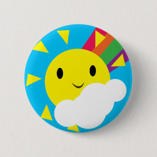 Macaron Rond 5 Cm Soleil