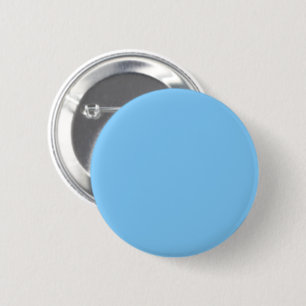 Macaron Rond 5 Cm Solid color sky bleu