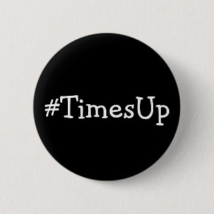 Macaron Rond 5 Cm Solidarité de #TimesUp contre l'abus et le
