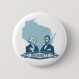 Macaron Rond 5 Cm Solidarité du Wisconsin