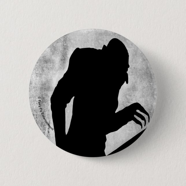 Macaron Rond 5 Cm Sombre| L'Ombre De Nosferatu (Devant)