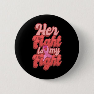 Macaron Rond 5 Cm Son combat est mon combat Cadeau de la Journée mon