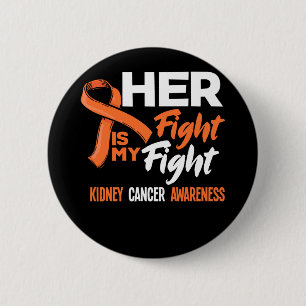 Macaron Rond 5 Cm Son combat est mon combat Conscience du cancer du 