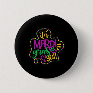 Macaron Rond 5 Cm Son Mardi Gras Yall Funny Mardi Gras Party Mask Co