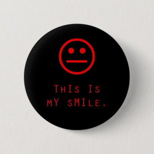 Macaron Rond 5 Cm Sourire