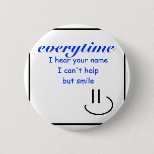 Macaron Rond 5 Cm Sourire à votre nom