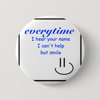 Macaron Rond 5 Cm Sourire à votre nom