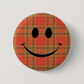 Macaron Rond 5 Cm Sourire de plaid