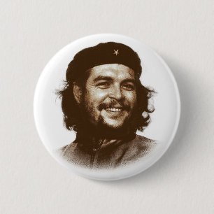 Macaron Rond 5 Cm Sourire d'Ernesto Che Guevara