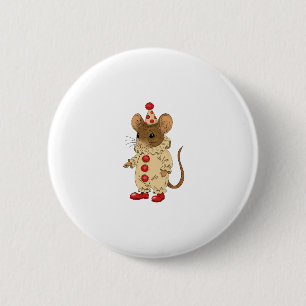 Macaron Rond 5 Cm souris clown
