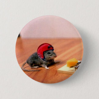Macaron Rond 5 Cm Souris de scout de garçon