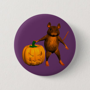 Macaron Rond 5 Cm Souris Maison