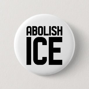 Macaron Rond 5 Cm Soutenez notre immigrant Abolish Ice Protest