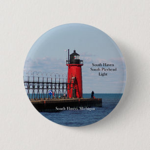 Macaron Rond 5 Cm South Haven South Pierhead Bouton léger