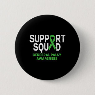 Macaron Rond 5 Cm Soutien Escadron Cérébral Mois de sensibilisation