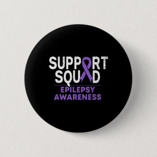 Macaron Rond 5 Cm Soutien Escadron Epilepsie Sensibilisation Mois Fa