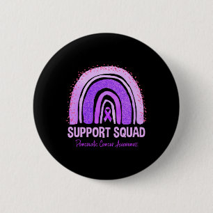 Macaron Rond 5 Cm Soutien Escouade Pancréatique Cancer Sensibilisati