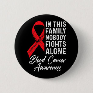 Macaron Rond 5 Cm Soutien familial Sensibilisation au cancer du sang