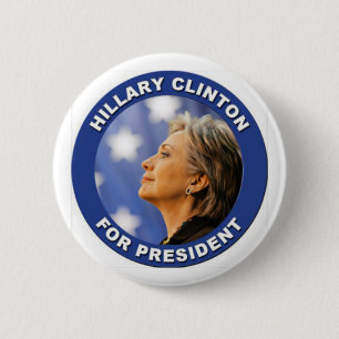 Macaron Rond 5 Cm Soutien Hillary Clinton de président