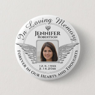 Macaron Rond 5 Cm Souvenir de la photo In Love