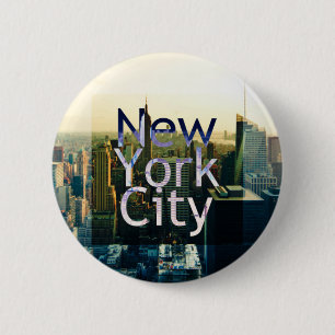 Macaron Rond 5 Cm Souvenir de New York City