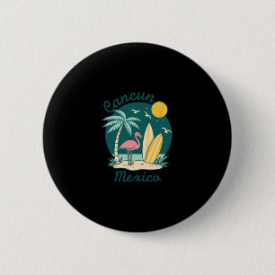 Macaron Rond 5 Cm Souvenir du Mexique à Cancun Famille Mexique assor