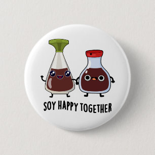 Macaron Rond 5 Cm Soy Happy Ensemble Soy Sauce Pun