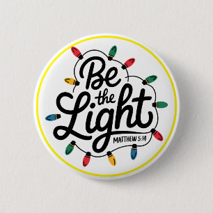 Macaron Rond 5 Cm Soyez La Lumière Message Inspirant Positif