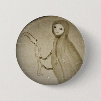 Macaron Rond 5 Cm Soyez mon bouton d'ami