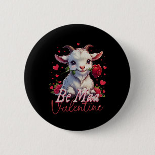 Macaron Rond 5 Cm Soyez mon cœur de chèvre de la Saint-Valentin Chèv