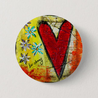 Macaron Rond 5 Cm Soyez Pin décoratif fort