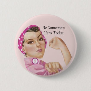 Macaron Rond 5 Cm Soyez Someone'sHero aujourd'hui