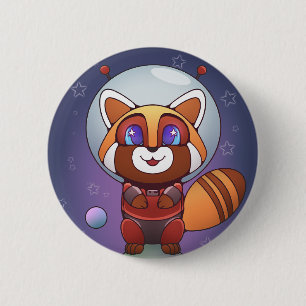 Macaron Rond 5 Cm Space Panda Chippy !