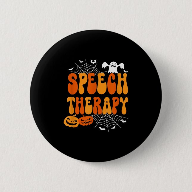 Macaron Rond 5 Cm Speech Therapy Speech Therast Speech Pathology Hal (Devant)
