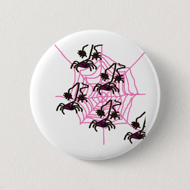 Macaron Rond 5 Cm Spideeze (Devant)