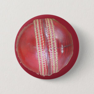 Macaron Rond 5 Cm Spin Master's Sphere : Une balle de cricket à gauc